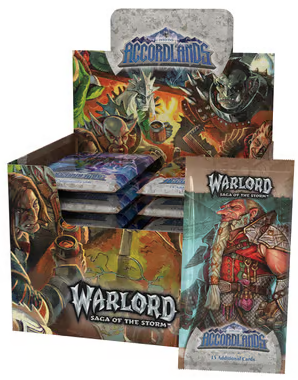 WARLORD: SAGA OF THE STORM CCG INTO THE ACCORDLANDS BOOSTER DISPLAY (6)(850063087018)(850063087018)