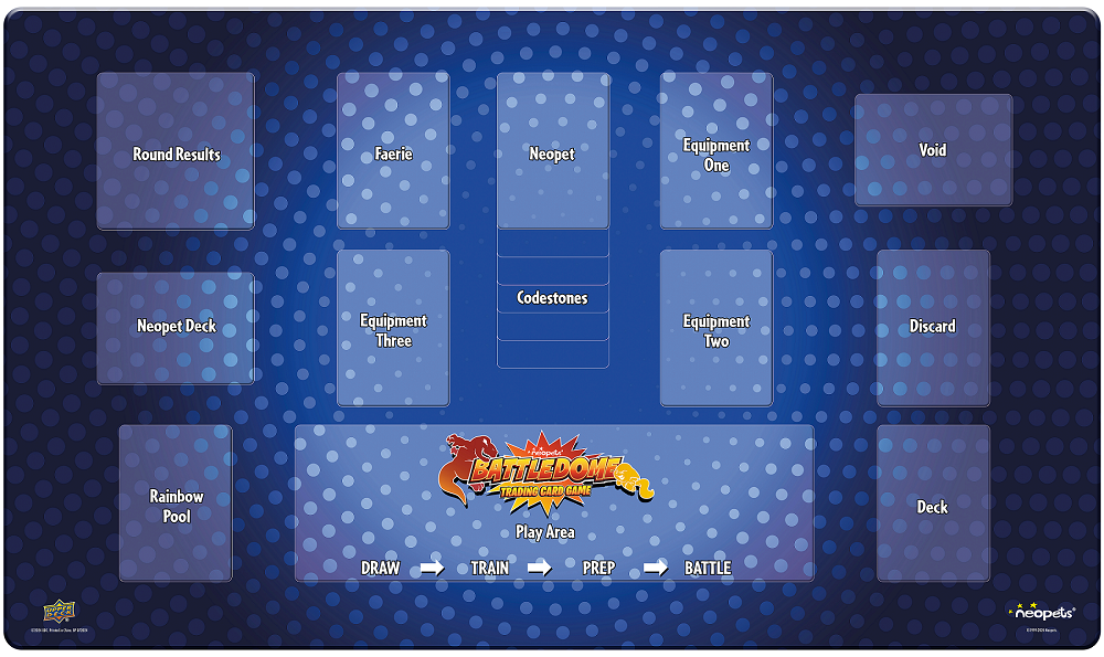 NEOPETS BATTLEDOME TCG PLAYMAT BATTLEDOME (40)(053334802697)(053334802697)