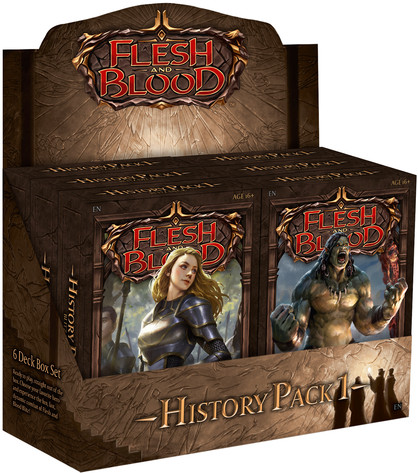 FLESH AND BLOOD HISTORY PACK 1 BLITZ DECKS (6/4)(09421037050232)(09421037050232)