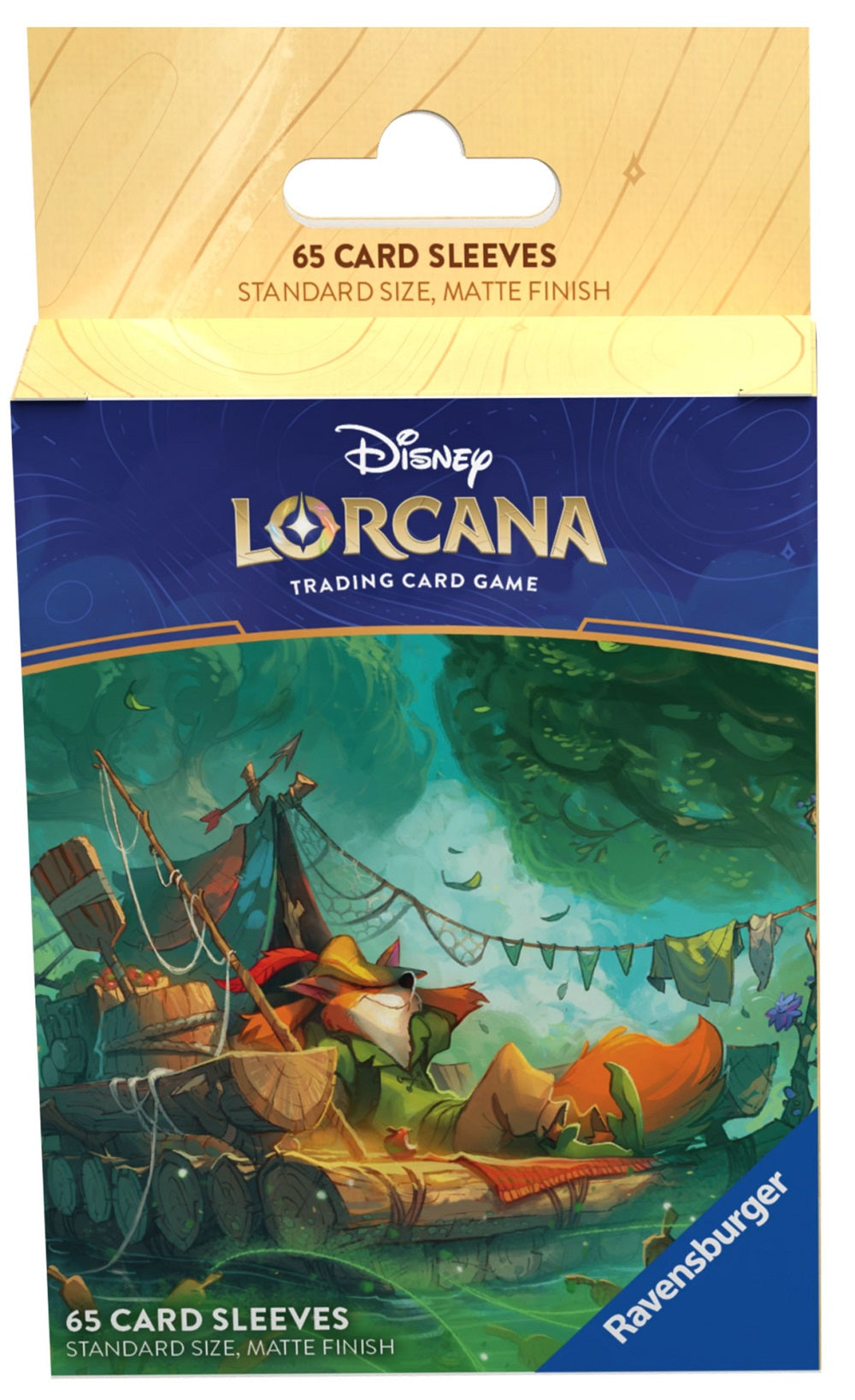 DISNEY LORCANA CARD SLEEVE SET 3 PACK B ROBIN HOOD (40)(4050368983008)(4050368983008)