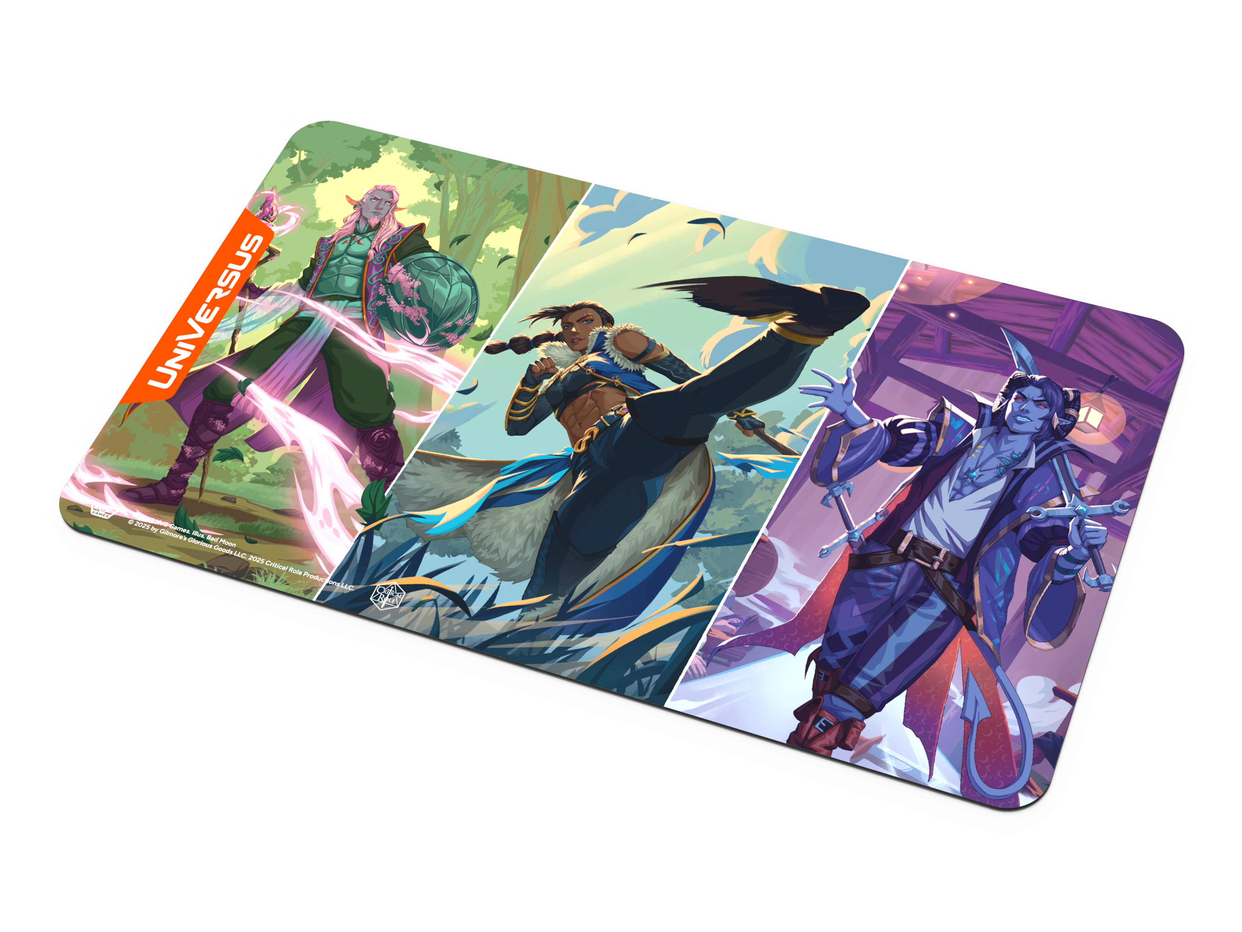 CRITICAL ROLE HEROES OF EXANDRIA PLAYMAT CADUCEUS, BEAUREGARD, MOLLYMAUK (6)(810155272173)(810155272173)