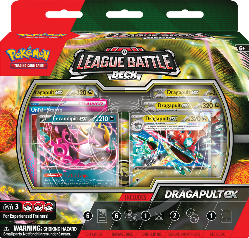 POKEMON DRAGAPULT EX LEAGUE BATTLE DECK (6)(196214108943)(196214108943)