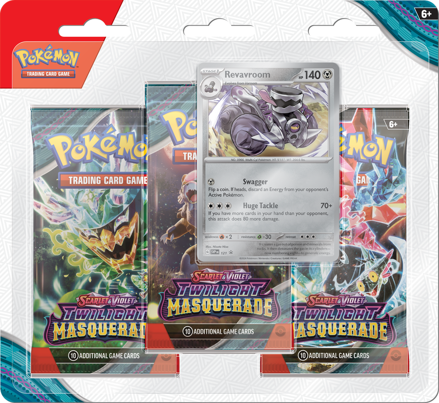 POKEMON SV6 TWILIGHT MASQUERADE 3PK BLISTER (24)(820650857836)(820650857836)