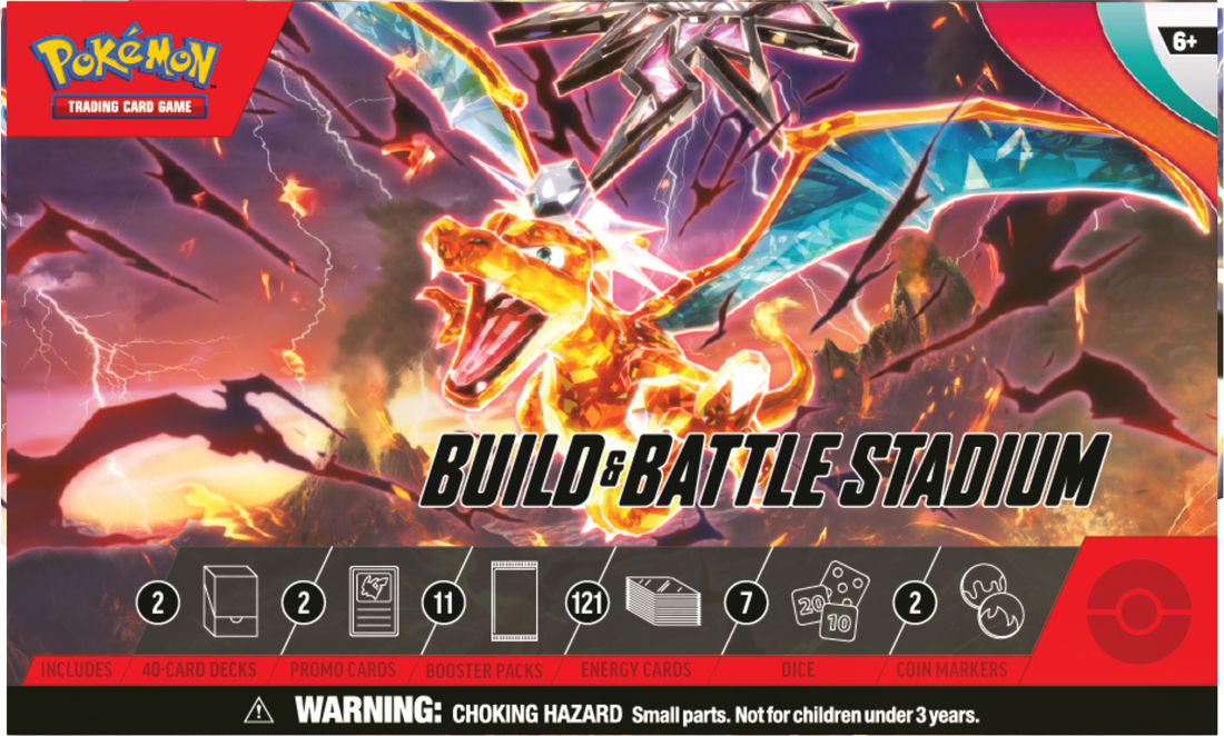 POKEMON SV3 OBSIDIAN FLAMES BUILD/BATTLE STADIUM (6)(820650853975)(820650853975)