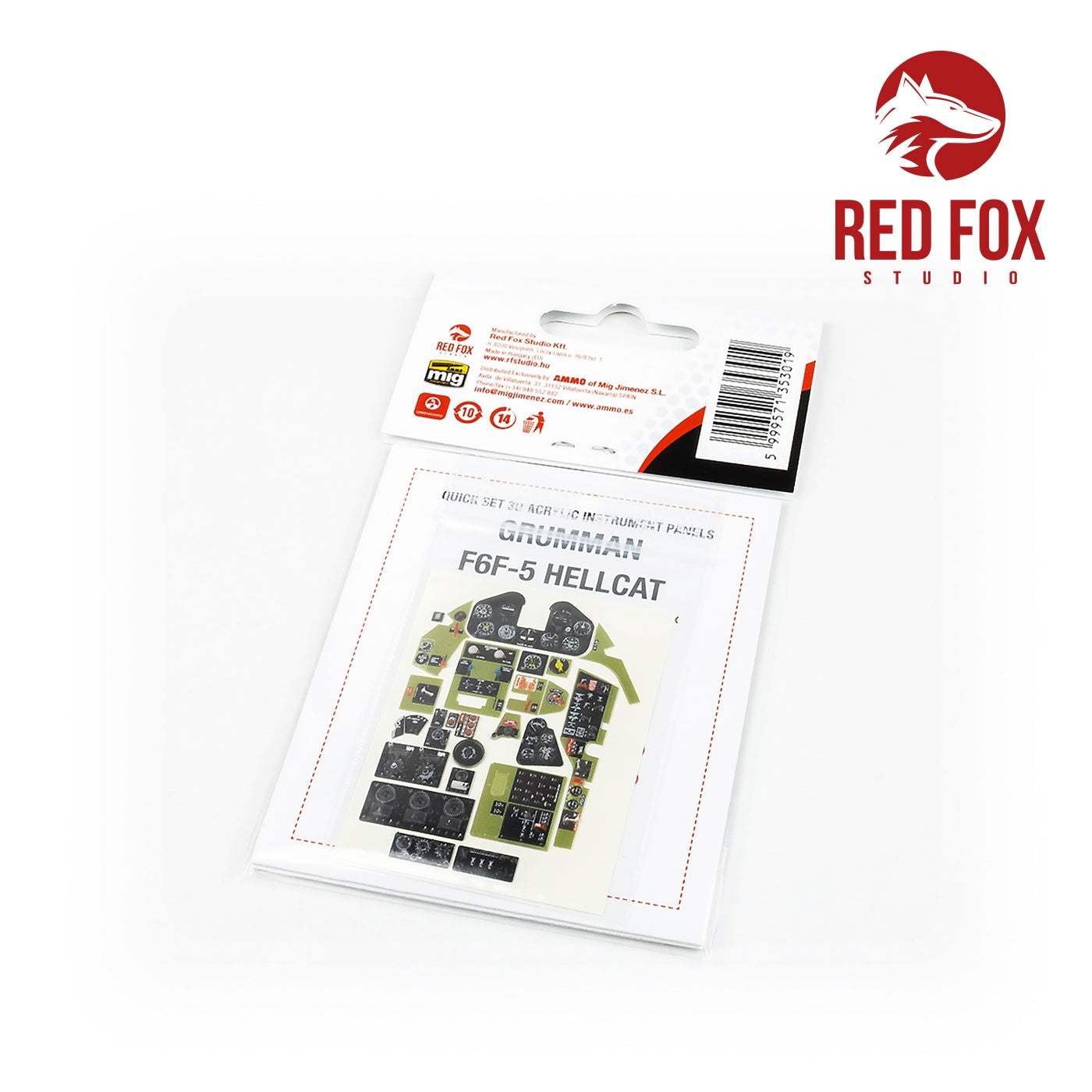 Red Fox Studio 1/24 Grumman F6F-5 Hellcat (for Airfix kit)