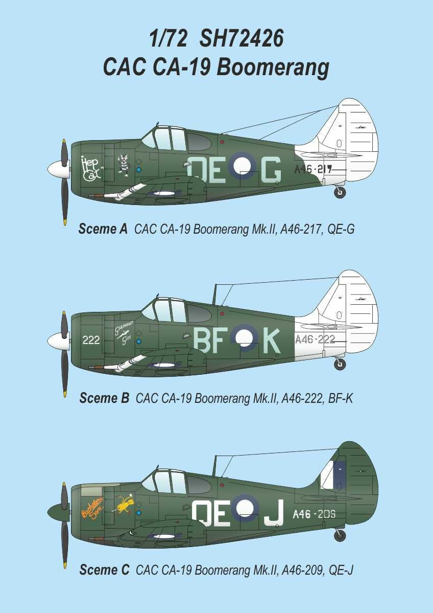 Special Hobby 1/72 CAC CA-19 Boomerang Jungle Scouts