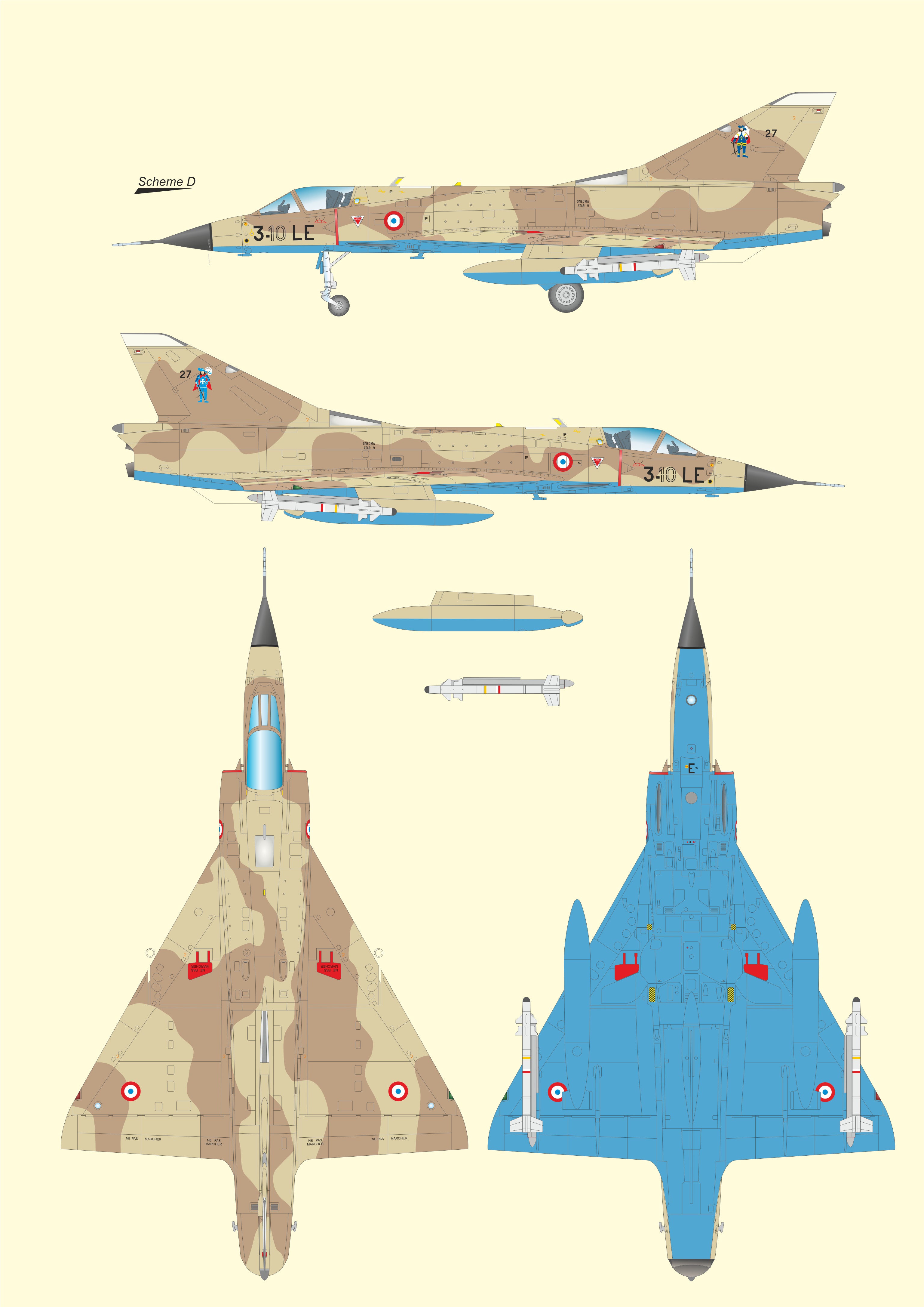 Special Hobby 1/72 Mirage IIIC ‘Armée de l'Air’