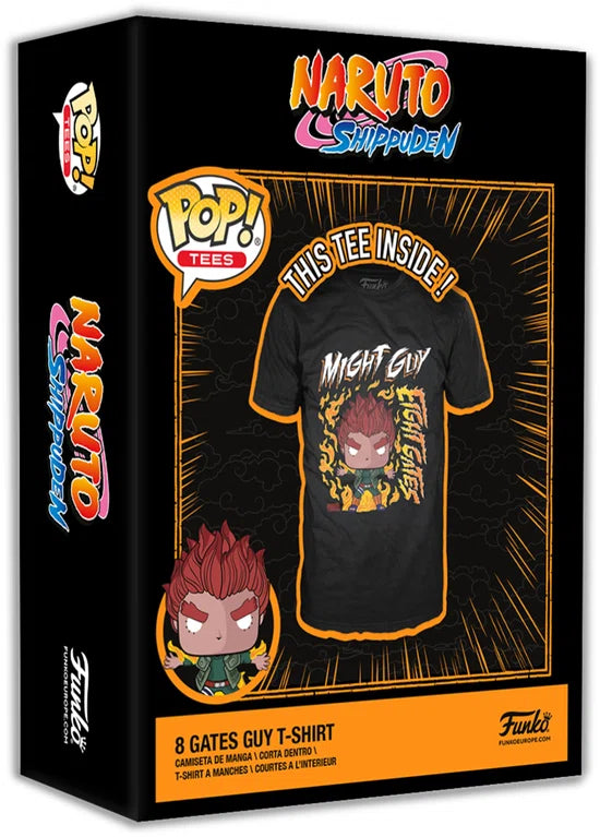 Funko Naruto - POP! Boxed Tee 8 Gates Guy Heren T-shirt