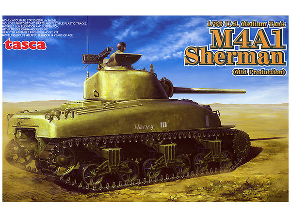 Asuka 1/35 U.S. Medium Tank M4A1 Sherman (Mid Production)