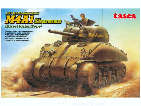 Asuka 1/35 M4A1 Sherman Direct Vision Type WWII US Medium Tank