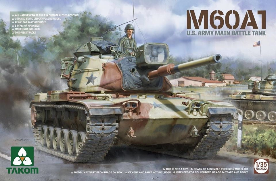 Takom 1/35 M60A1 U.S. Army Main Battle Tank