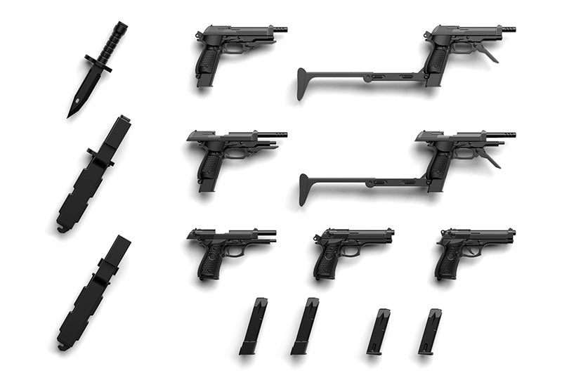 TomyTec Little Armory 1/12 LA049 M9 & M93R Type Weapons