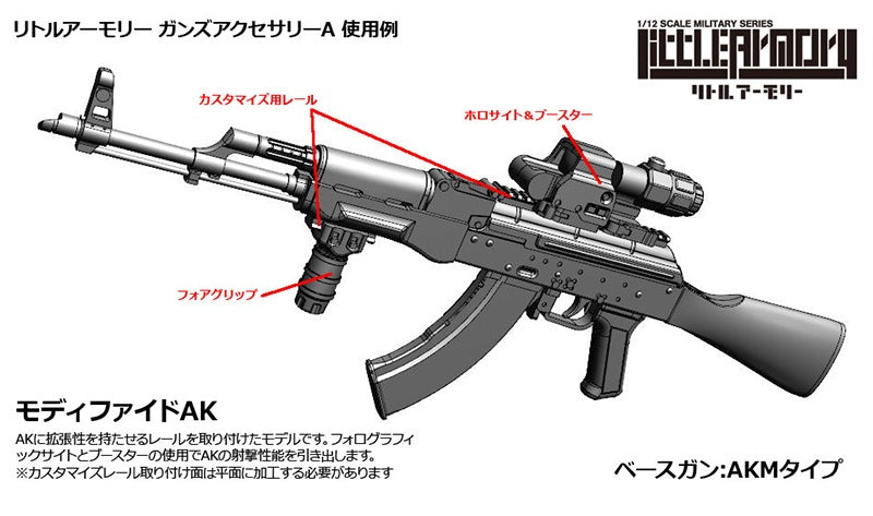 TomyTec Little Armory 1/12 LD022 Guns Accessory A2