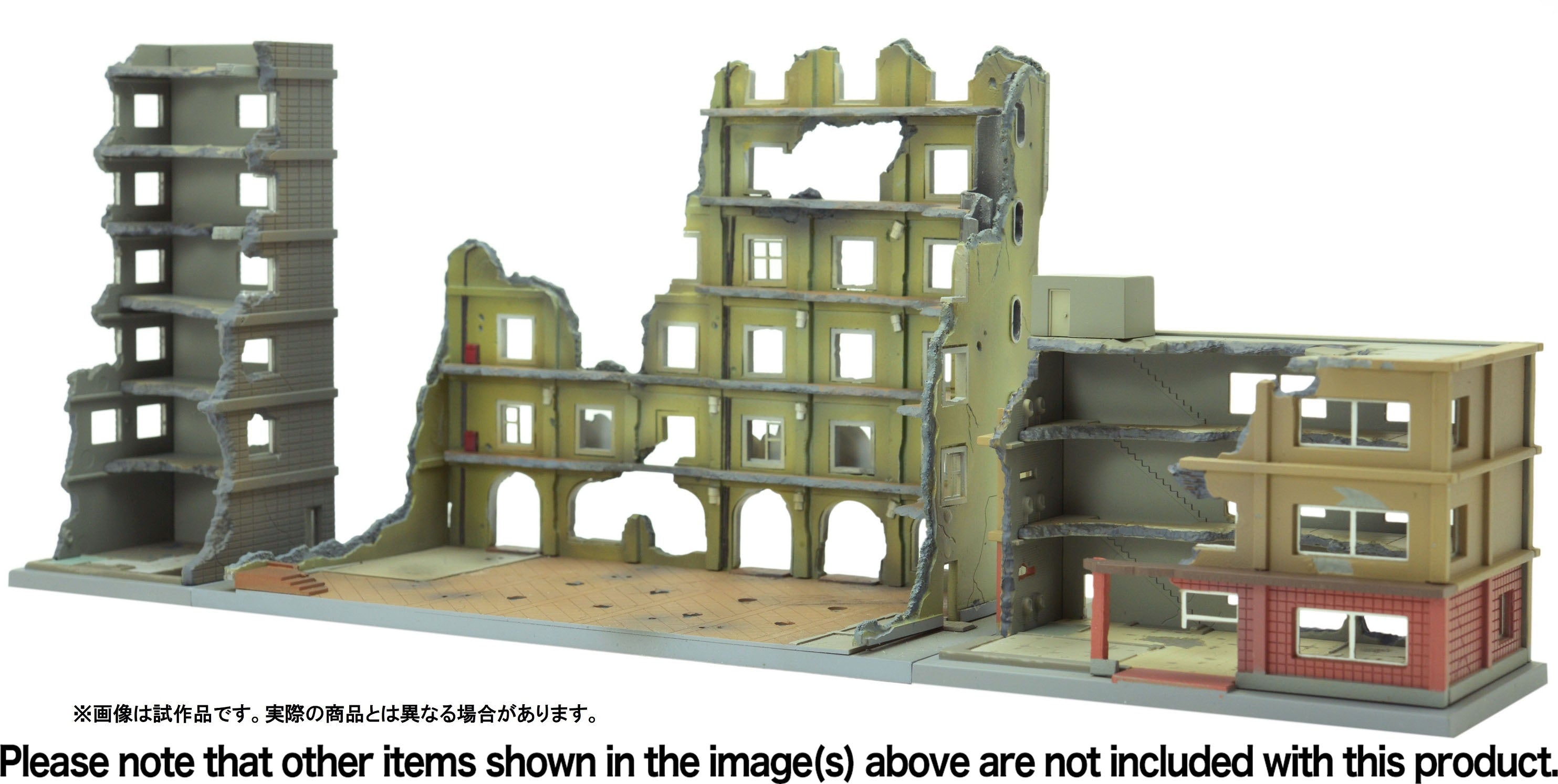 TomyTec DCM02 1/144 Dio Com Destroyed Building A