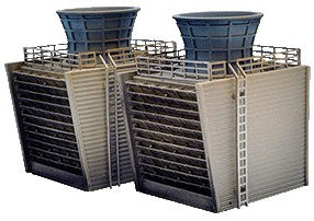 TomyTec DCM10 1/144 Dio Com United Oil Co Cooling Tower in War C