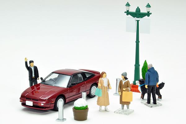 TomyTec Diocolle 64 1/64 #Car Snap 08a Urban Town Scene