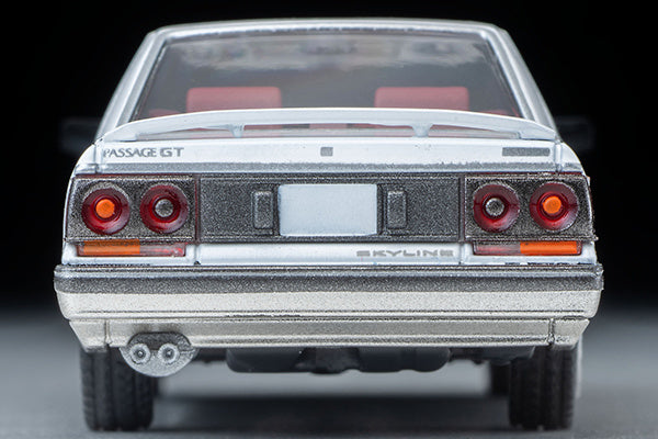 Tomica Limited Vintage 1/64 LV-N282a Nissan Skyline 4Dr HT GT Passage TwinCam 24V White/Beige 1986