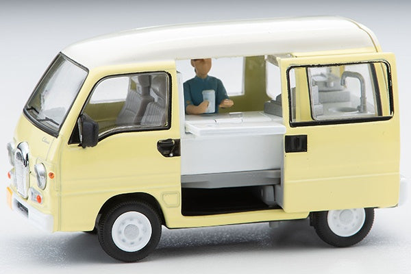 TomyTec Diocolle 64 1/64 #Car Snap 15a Crepe Shop Subaru Sambar Dias with 3 figures