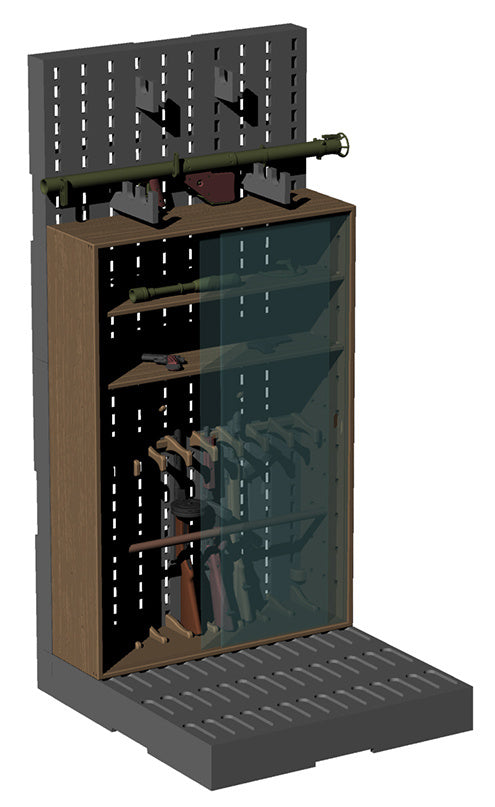 TomyTec Little Armory 1/12 LD042 Gun Rack F Classical Gun Rack