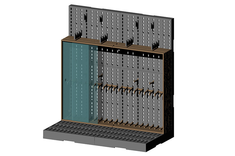 TomyTec Little Armory 1/12 LD042 Gun Rack F Classical Gun Rack