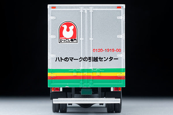 Tomica Limited Vintage 1/64 LV-N285a Isuzu ELF Panel Van Pigeon Mark Moving Center