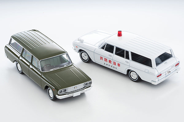 Tomica Limited Vintage 1/64 LV-207a Toyopet Masterline Fire/Ambulance 1966