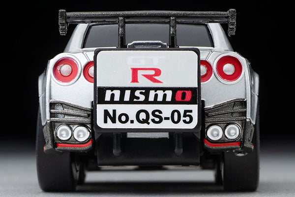 TomyTec Choro Q QS-05B Nissan Gt-R Nid7:D27Smo Nismo N Attack Package Silver