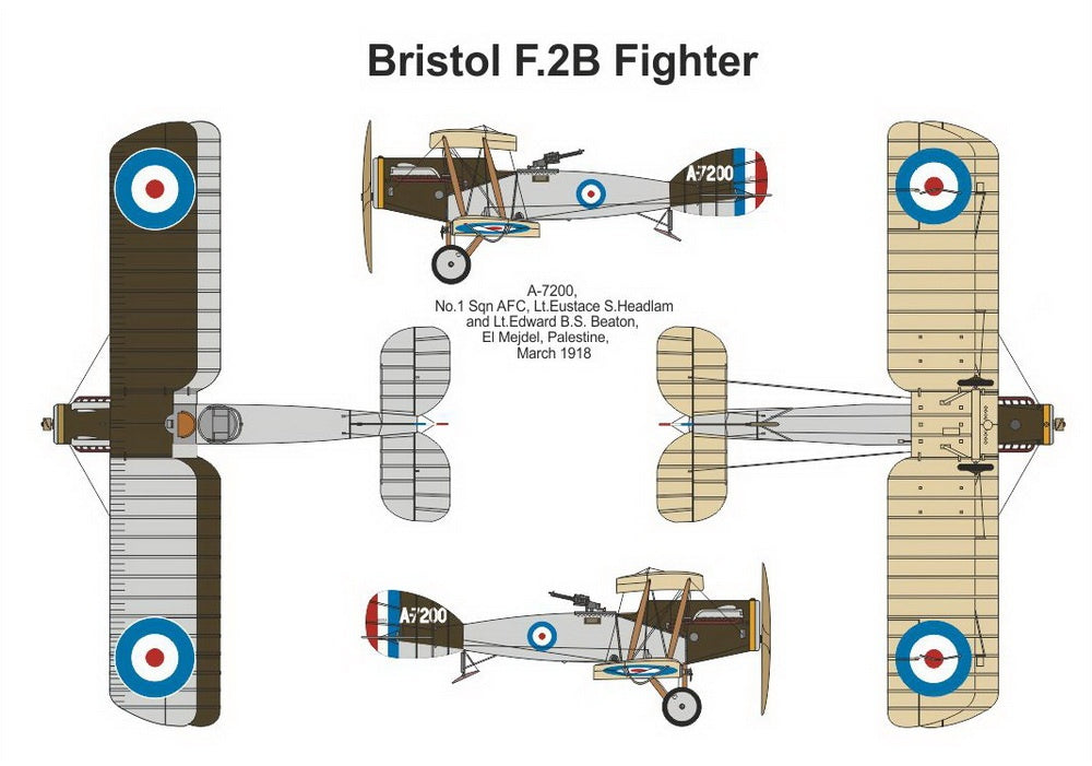 Valom 1/144 Bristol F2B Fighter (Double Set)