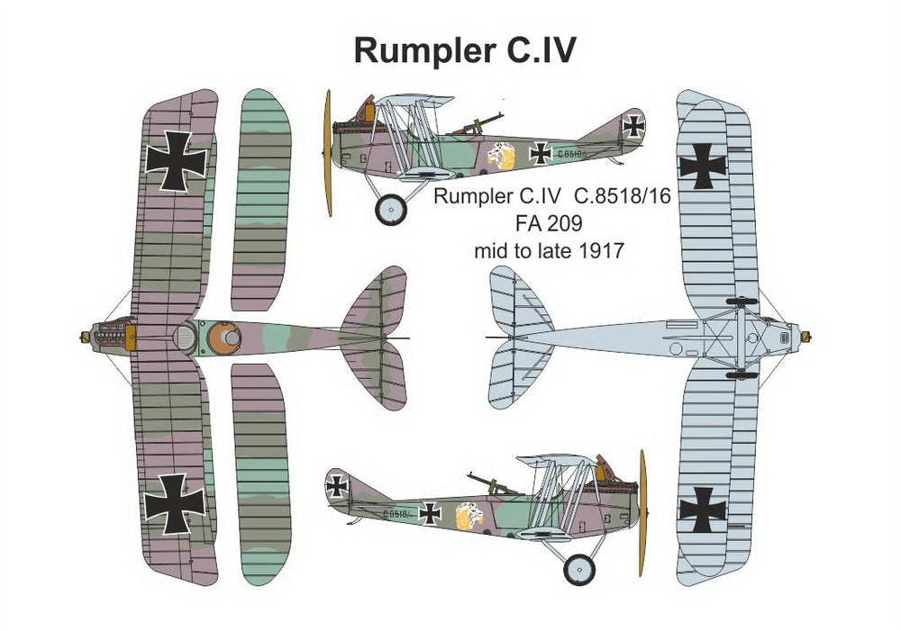 Valom 1/144 Rumpler C.IV (Double Set)