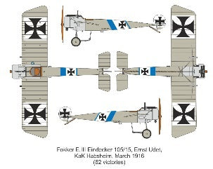 Valom 1/144 Nieuport 11 vs Fokker E.III (Duels in the Sky)