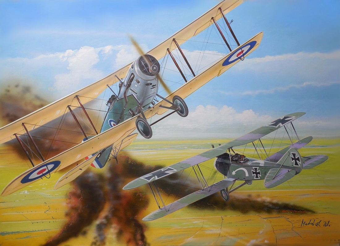 Valom 1/144 Bristol F2B vs Rumpler C.IV (Duels in the Sky))