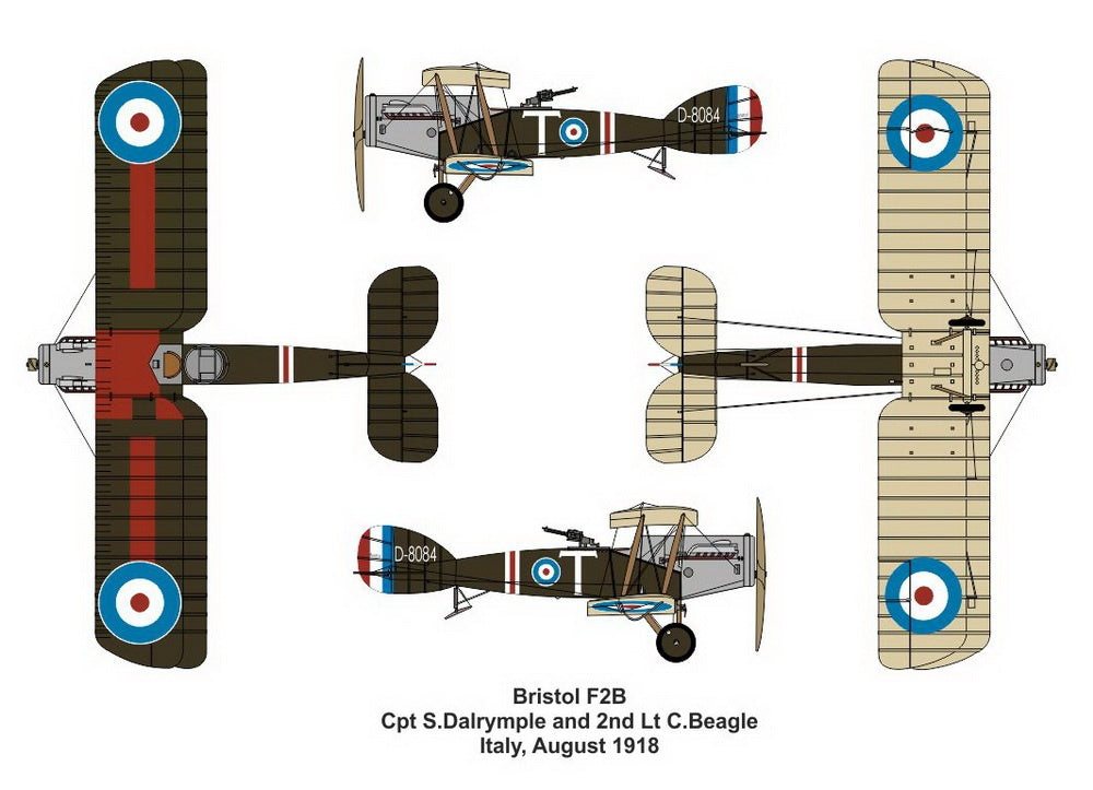 Valom 1/144 Bristol F2B vs Rumpler C.IV (Duels in the Sky))