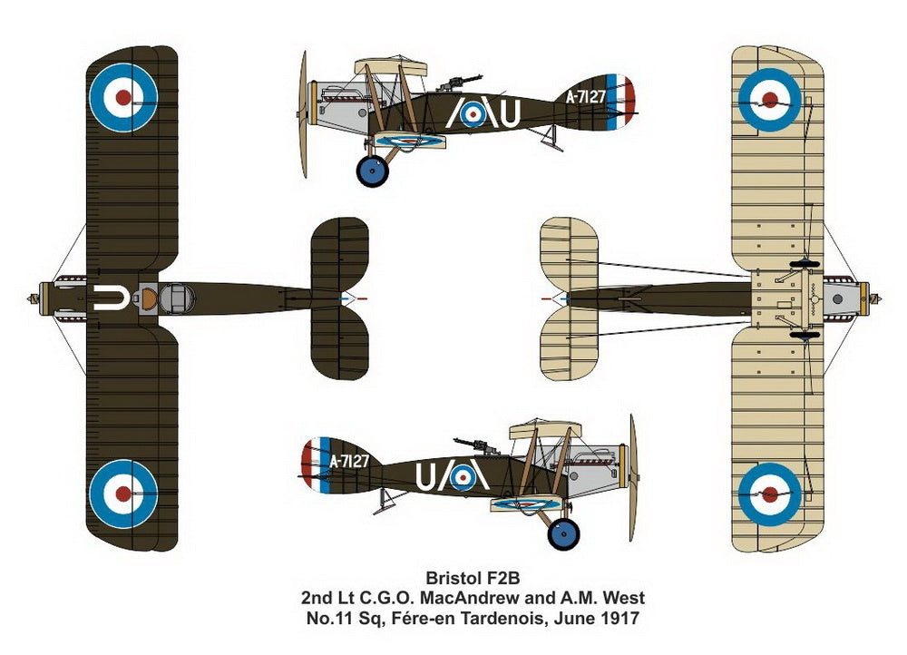 Valom 1/144 Bristol F2B vs Rumpler C.IV (Duels in the Sky))