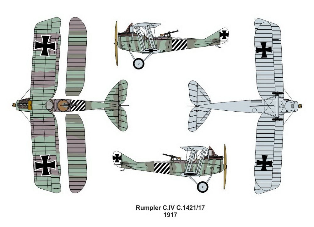 Valom 1/144 Bristol F2B vs Rumpler C.IV (Duels in the Sky))