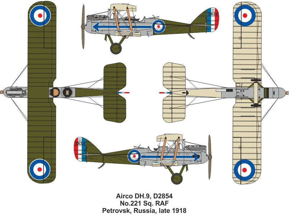 Valom 1/144 Airco DH.9 (double set)