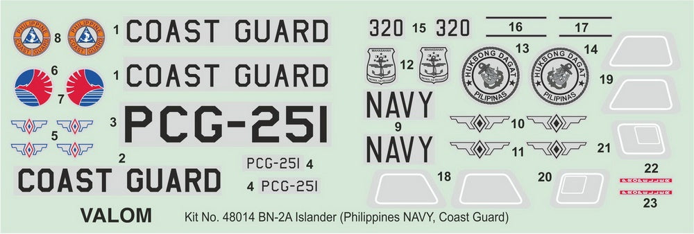 Valom 1/48 Britten-Norman BN-2A Islander (Philippine CG.NAVY)