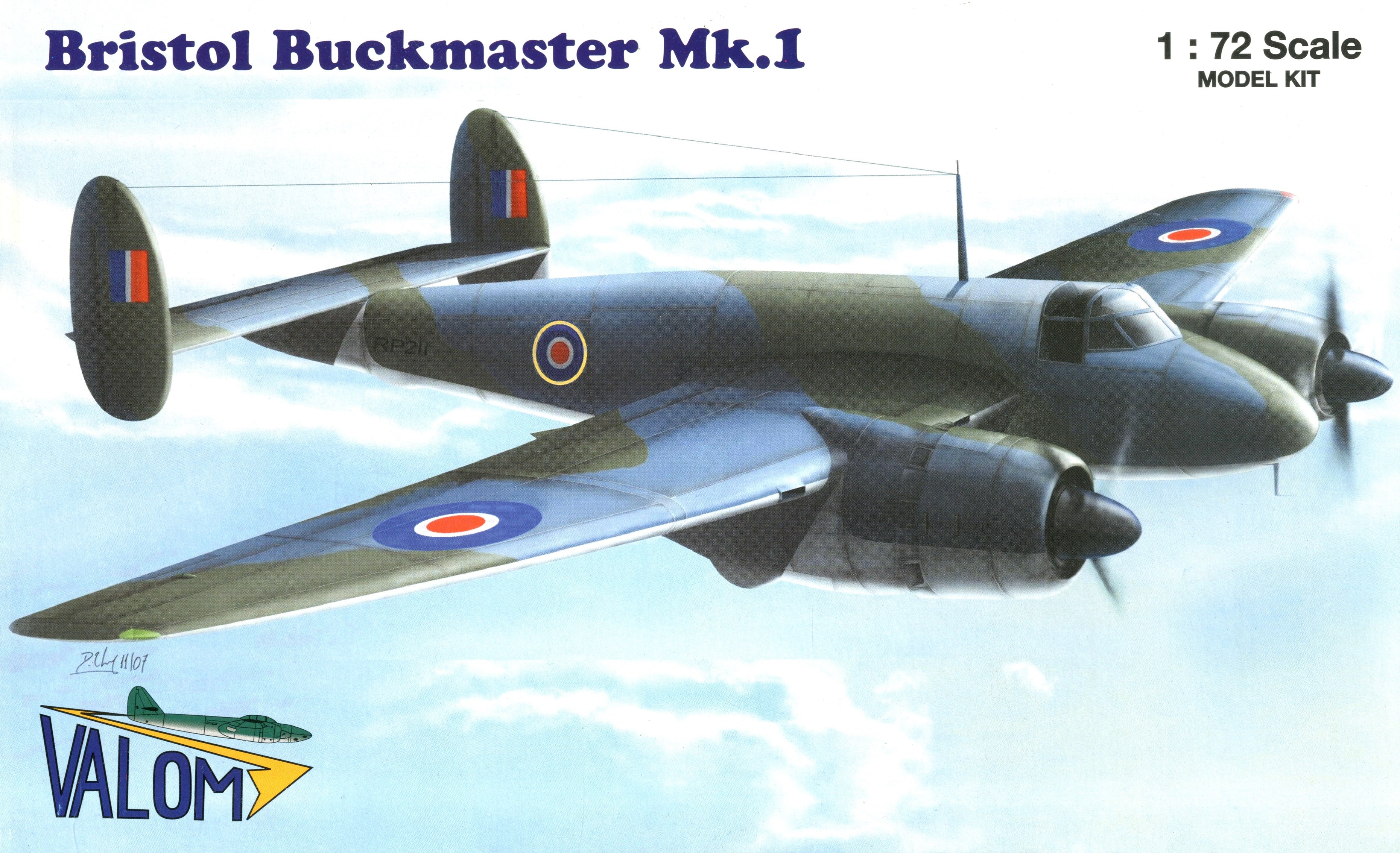 Valom 1/72 Bristol Buckmaster Mk.I