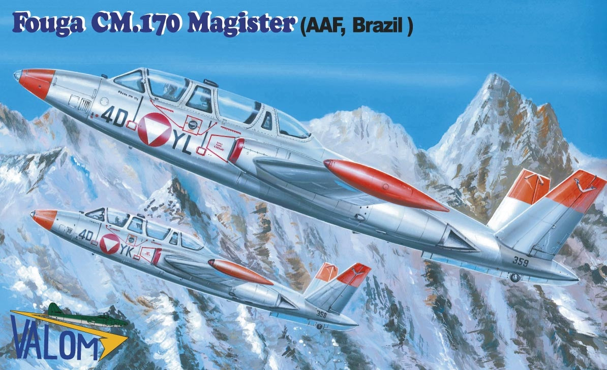 Valom 1/72 Fouga CM.170 Magister (AAF, Brazil)