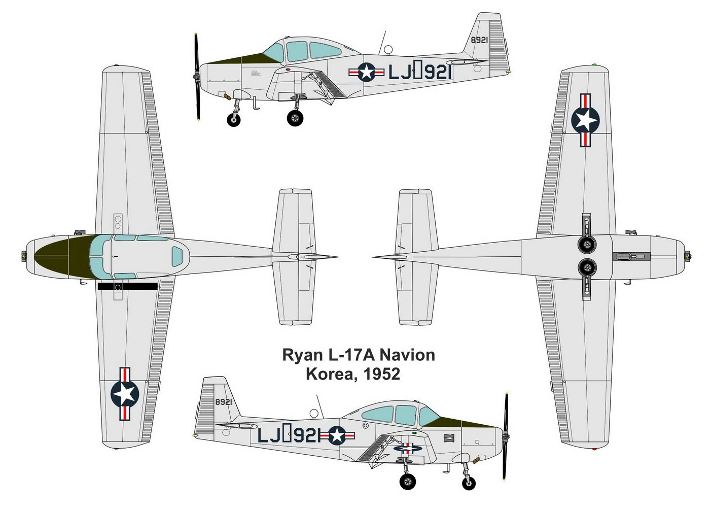 Valom 1/72 Ryan L-17 A/B Navion (US NAVY)