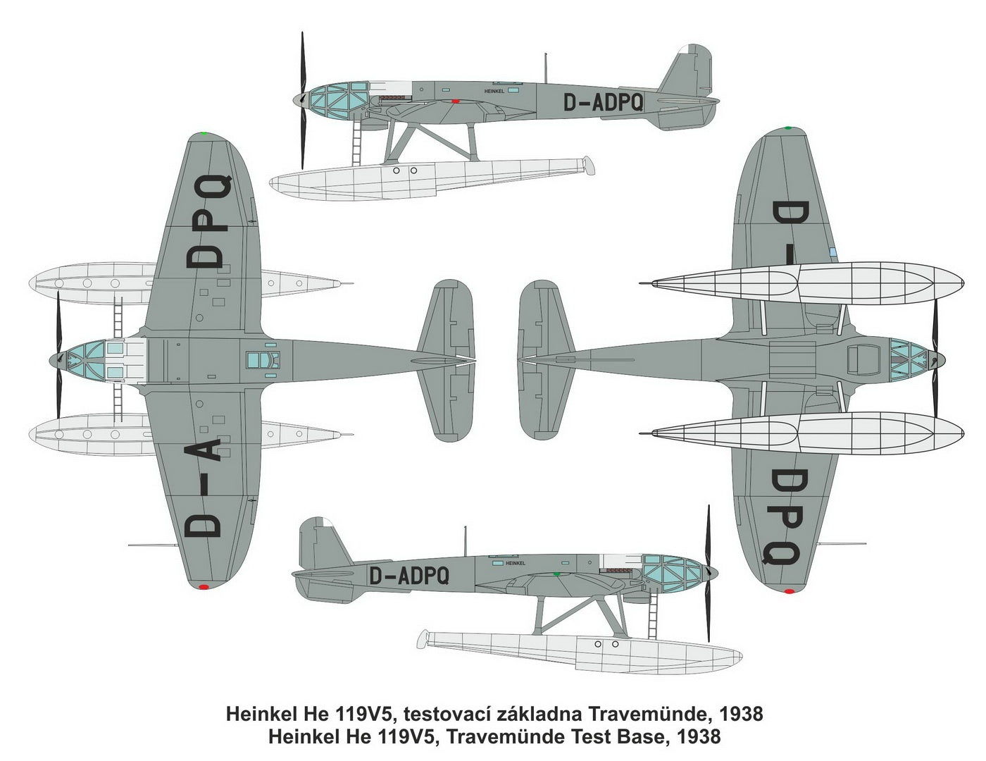 Valom 1/72 Heinkel He 119V5