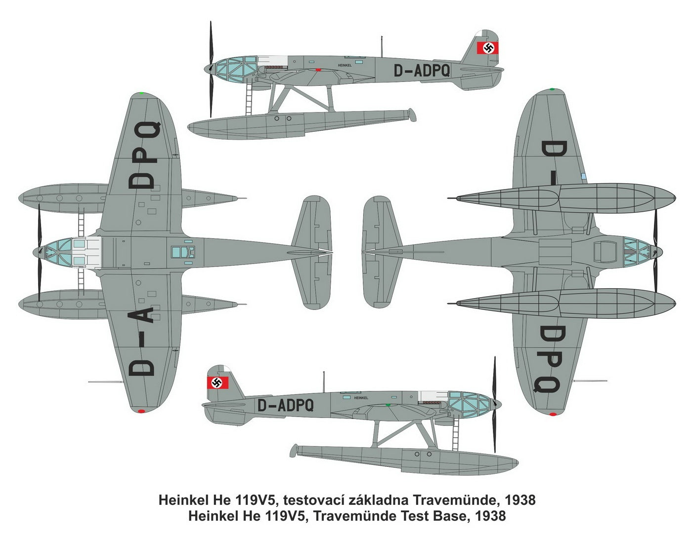 Valom 1/72 Heinkel He 119V5