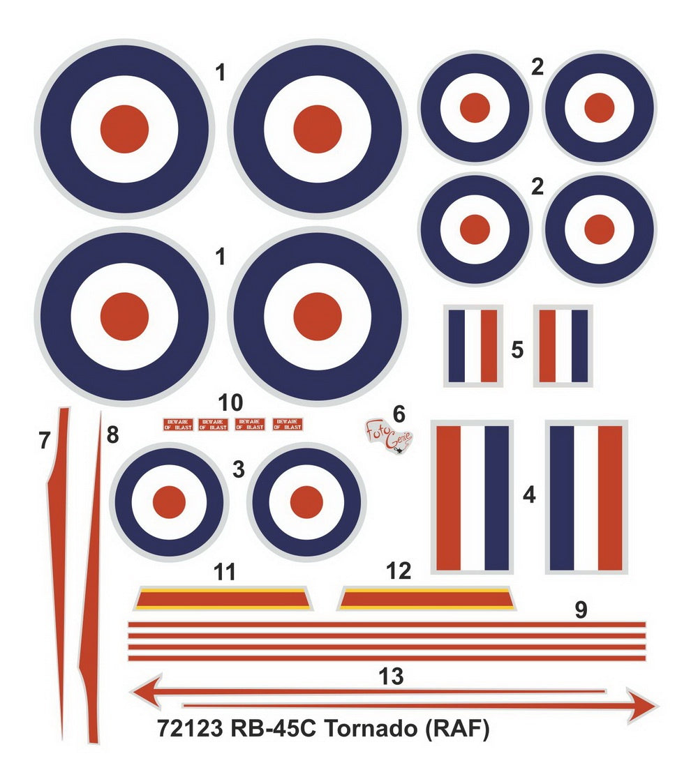 Valom 1/72 N.A. RB-45C Tornado (RAF)