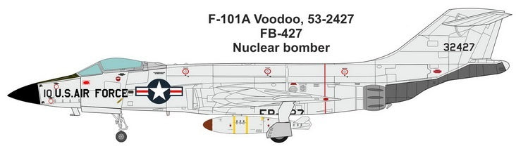 Valom 1/72 F-101A Voodoo (Nuclear bomber)