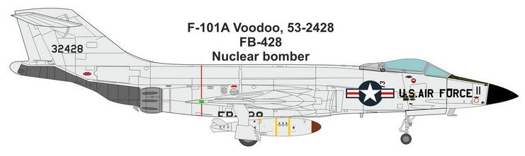 Valom 1/72 F-101A Voodoo (Nuclear bomber)