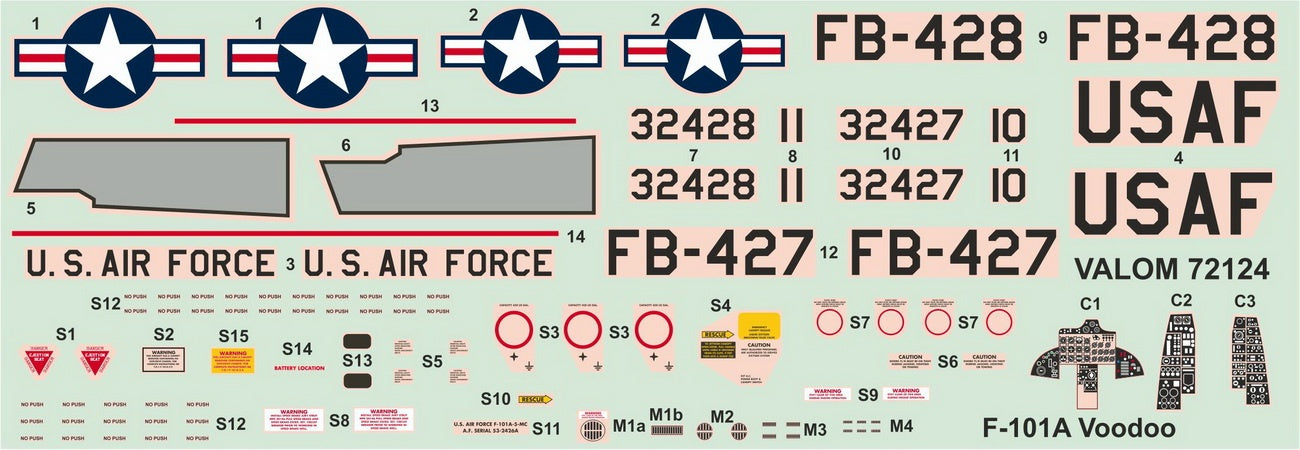 Valom 1/72 F-101A Voodoo (Nuclear bomber)