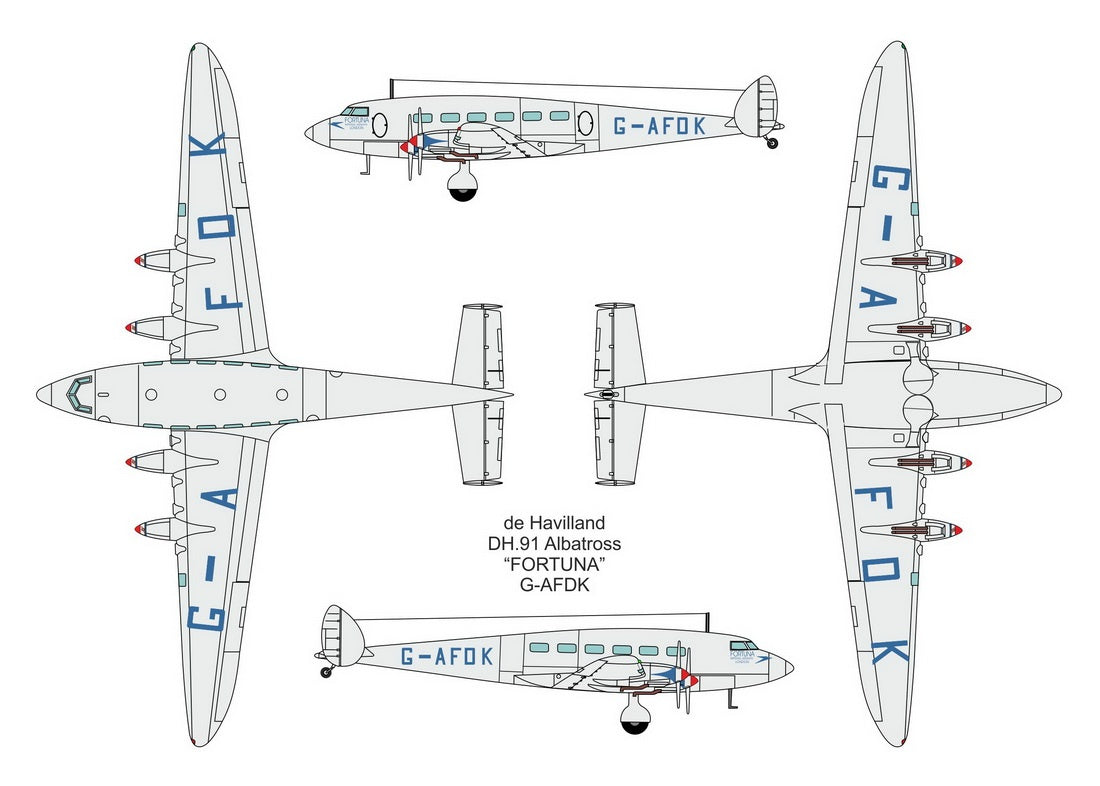 Valom 1/72 DH.91 Albatross (airliner)