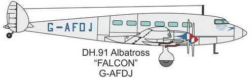 Valom 1/72 DH.91 Albatross (airliner)