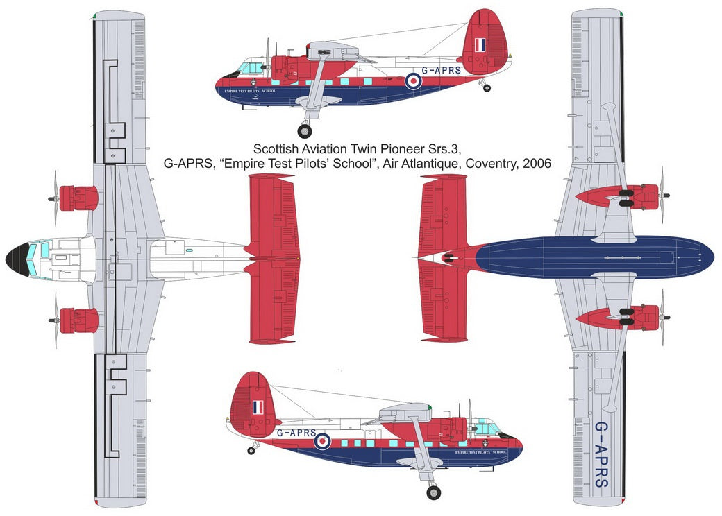 Valom 1/72 Scottish Aviation Twin Pioneer (Air Atlantique)