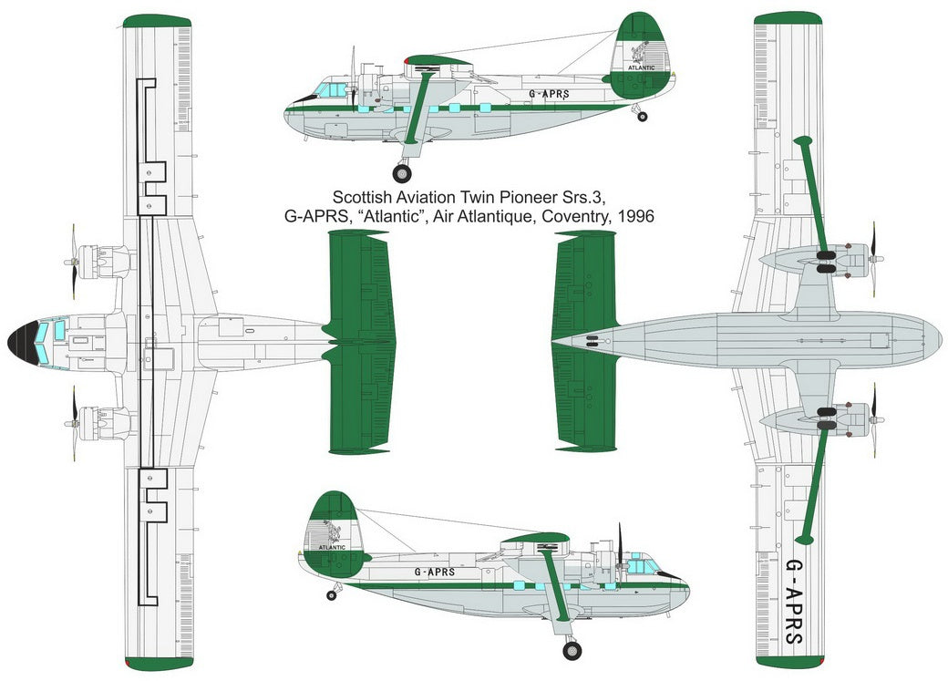 Valom 1/72 Scottish Aviation Twin Pioneer (Air Atlantique)