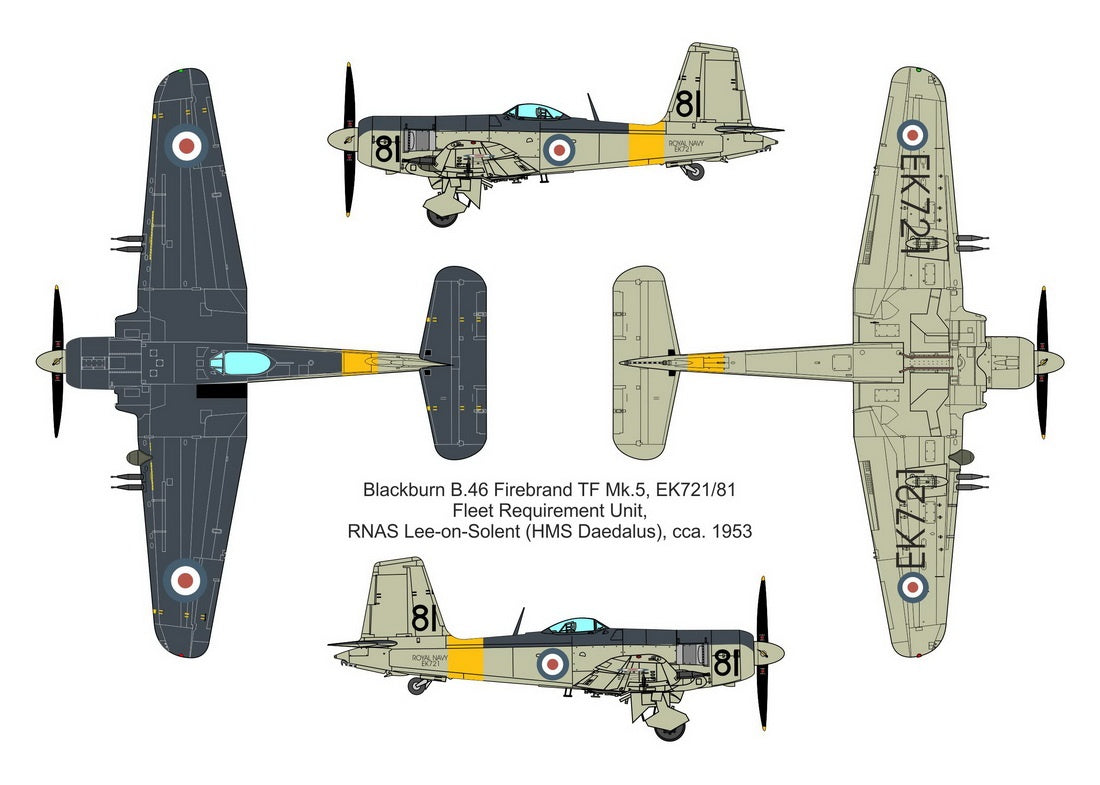 Valom 1/72 Blackburn Firebrand TF.Mk.5 (FAA, 827 Sqn)